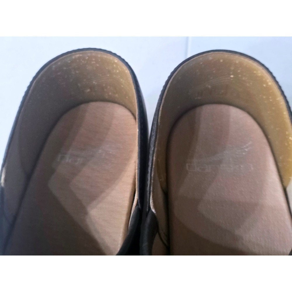 Dansko Women's Brenna Slip-On Clog Soft Black Burnished Suede Sz 36 Navy Blue - Picture 6 of 12